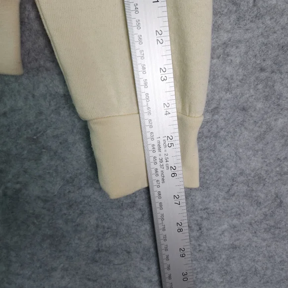 Aviator Nation 5 Stripe Zip Hoodie in Vintage White Medium - Picture 6 of 8